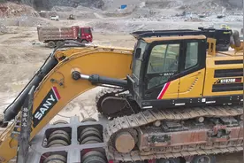 观山湖区首台三一870 降临观山湖.观一中项目明天开始调试视频封面