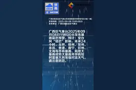 广西壮族自治区气象台发布暴雨蓝色预警信号[IV级/一般]