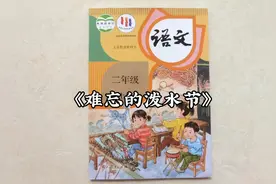 二年级语文上册 课文17《难忘的泼水节》#二年级上册语文