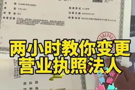 营业执照过户，变更法人，详细资料！#营业执照办理流程 #营业执照变跟法人 #蛋糕外卖 #营业执照怎么办理视频封面