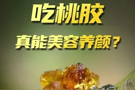 吃桃胶能美容养颜？成分跟淀粉差不多......#三农小知识