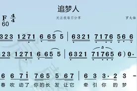 《追梦人》#追梦人 #动态谱 #简谱视频封面