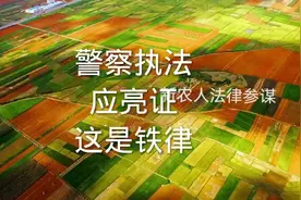 警察执法应亮证，这是铁律#法律 #人民警察证 #出示证件视频封面