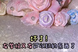 坏了！在学校又有可以玩的东西了！！ #手工 #手工diy #玫瑰花 #小马宝莉 #小卡