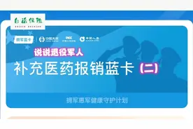 退役军人《补充医药报销蓝卡》到底都是保哪些内容？怎么领取视频封面