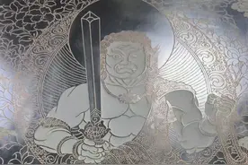 不动明王菩萨：守护属鸡之人，一生顺利平安如意。生肖鸡的人本命佛是不动生菩萨不动尊菩萨是理性的象征，能或默默保护你在人生道路上知错之过把握人生的每一次机遇很好的利用用自身的智慧应付各种困难，使您事业有成，家庭幸福，吉祥如意。#拓片#不动尊菩萨#非遗#传统文化#信仰可低岁月漫长