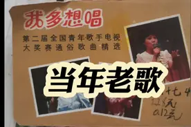 一个老笔记本上记了许多歌词，贴了很多八十年代的明星视频封面