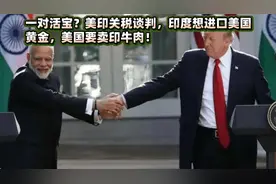一对活宝？美印关税谈判，印度想进口美国黄金，美国要卖印牛肉！视频封面