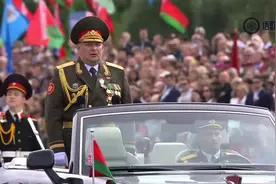 民族工业之光｜白俄罗斯阅兵场上的红旗轿车风采#红旗 #阅兵视频封面