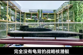中国的战略核潜艇有龟背就代表落后吗？美俄的潜艇其实也有，只是隐藏起来了！#094 #核潜艇 #军迷发烧友 #这才是男人的玩具 #军事模型
