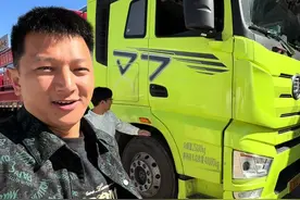我弟叫我用半挂车头给他练练手，这B2驾驶证能开半挂车头吗 #卡车司机#记录真实生活视频封面