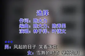 从前路途很远，车马很慢，一生只够爱一人。#选择 #林子祥视频封面