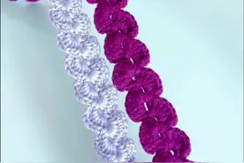 贝壳花样包带详细教程 10分钟快速钩织教学  新手入门教程#爱生活爱编织 #钩织教程 #手工diy #零基础教学 #手工织包包的教程视频封面