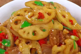 炒莲藕就要这种嫩嫩的脆藕，又脆又嫩，好吃下饭！#普通的饭菜都是家的味道 #美食教程