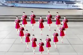 #喜庆花球舞，#喜乐年华，14人队形完整版，带数字图解，粉丝要的14来了
