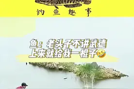 鱼🐟：这老头子不讲武德 上来就给我一棍子🤣#钓鱼人就是这么疯狂 #原来钓鱼才是抖音运动顶流 #钓鱼的乐趣只有钓鱼人懂 #奇闻趣事 #户外抓鱼视频封面