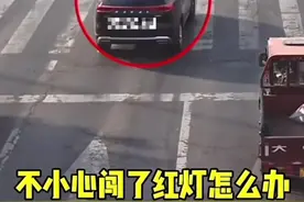 不小心闯了红灯还可以再往后倒车吗？ 新手快收藏起来#汽车知识分享视频封面