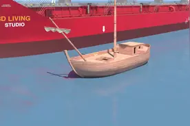 大型散货船是如何在海上运输货物的#散货船 #散货船原理视频封面