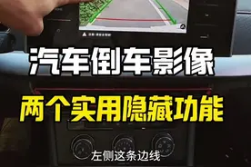 汽车倒车影像两大隐藏功能，新手倒车时也能准确判断车尾距离 #驾驶技巧#汽车知识视频封面