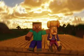 一口气看完“我和光头强成为了朋友”合集！ #我的世界