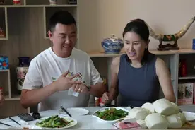 大鱼炖海参，扇贝炒青菜#张暖雅