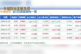 中储股份连板涨停