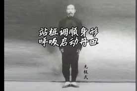 建议收藏，无极桩练法，启动丹田呼吸 #站桩 #养生 #内家拳