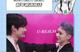 大家都爱说中国话#seventeen #kpop #新年祝福 #次人 #搞笑视频封面