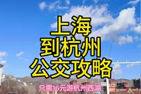 上海到杭州的公交来了！票价仅16元，比绿皮火车都便宜视频封面