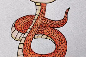 蛇这样画简单又好看#简笔画 #简笔画教程 #一起学简笔画 #一学就会的简笔画 #简笔画详细教程