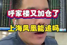 呼家楼逆势加仓，上海凤凰还能追吗？ #股票 #上海凤凰 #呼家楼 #深圳新兰德