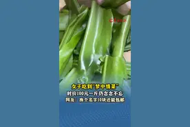 女子吃到“梦中情菜” 时价100元一斤仍念念不忘 网友：换个名字10块包邮还能无限续来源 #小羊拍客（[原创]记者：刘慧君；编辑：潘俊华；实习生：莫浩楠；审签：郑紫薇）#鸟巢蕨 #山苏叶