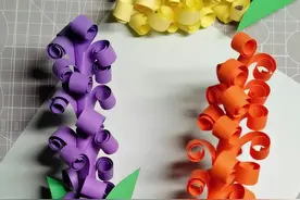 卡纸变3D花束 妇女节给妈妈老师送份走心礼物，手工花永不凋谢更有爱！#妇女节手工 #幼儿园手工 #亲子手工 #手工剪纸 #内容启发搜索