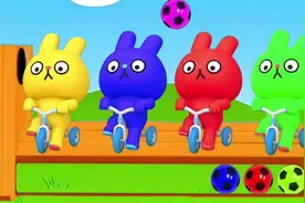 #早教启蒙益智动画 小白兔白又白，这里的兔子都是彩色的