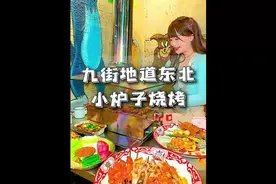 九街超实在的地道东北小炉子烧烤 荤菜4块 素菜2块 分量足到爆炸