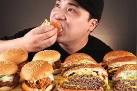 🔥牛肉汉堡🍔 吃播 | ASMR 咀嚼音#asmr #汉堡 #深渊巨口