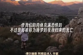 博尔赫斯的顶级文笔#治愈系文字 #文学 #读书分享 #摘抄 #共鸣视频封面