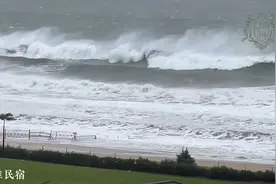 海陵岛上直击台风泰—-上午的泰利#台风泰利