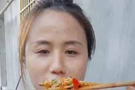 逮饭了#地地道道的农村姑娘 #无辣不欢 #乡村味道