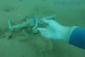 抚仙湖水底发现野生无人机😂#云南益潜#抚仙湖潜水#户外视频封面