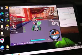 小米平板5刷win10玩QQ飞车体验跑图#qq飞车 #小米平板5