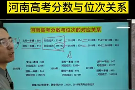 河南高考分数与位次的对应关系#河南 #高考 #位次视频封面