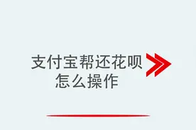 支付宝帮还花呗怎么操作视频封面