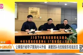 ST围海内斗升级！公章强行被夺，高管团队与控股股东彻底反目视频封面