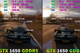新旧款GTX1650显卡分别用DDR5代跟DDR6代显存，对游戏有影响吗