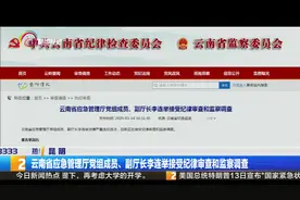 云南省应急管理厅党组成员、副厅长李连举接受纪律审查和监察调查视频封面