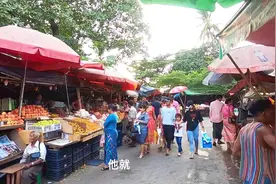 缅甸仰光旅游  缅甸第一大城市 带你看看当地人的周末市场是啥样视频封面