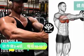 胸肌锻炼六个王牌动作，学到就是赚到。视频封面