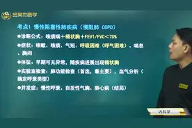 慢性阻塞性肺疾病（慢阻肺）：诊断公式，症状表现，并发症及治疗视频封面
