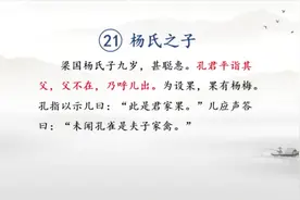 33 五年级语文下册《杨氏之子》视频封面